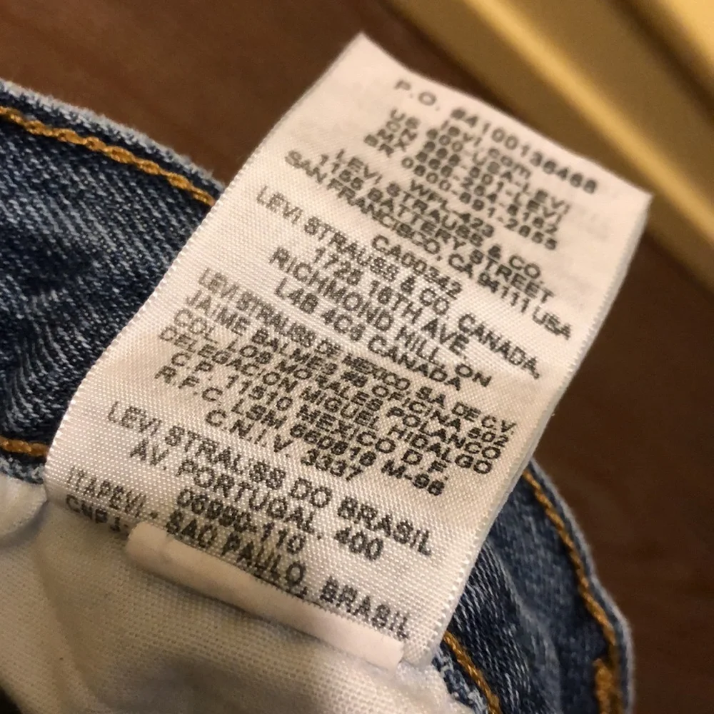 Levi's 501 Jeans Original Button Fly Medium Wash Cotton Straight Leg  34x36